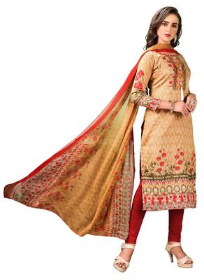 Multicolor Printed Faux Cotton Salwar 3