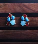 Multicolor Cubic Zirconia Earrings