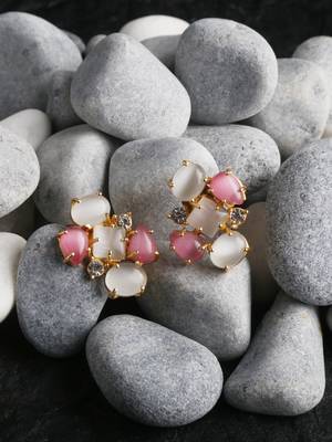 Multicolor Cubic Zirconia Earrings 1