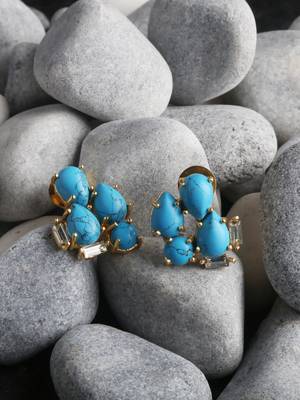Multicolor Cubic Zirconia Earrings 1