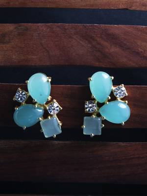 Multicolor Cubic Zirconia Earrings 1
