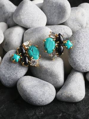 Multicolor Cubic Zirconia Earrings 1