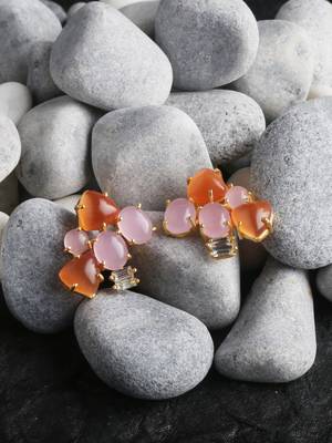 Multicolor Cubic Zirconia Earrings 1