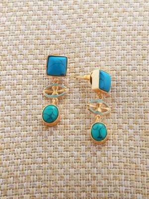 Multicolor Cubic Zirconia Earrings 1