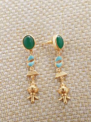 Multicolor Cubic Zirconia Earrings 1