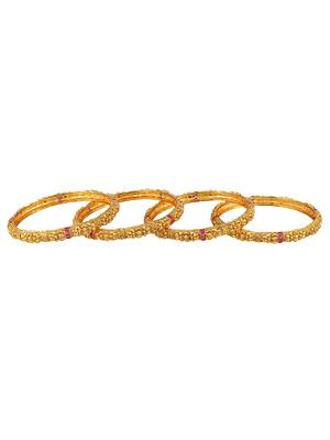 Gold Cubic Zirconia Bangles And Bracelets 1