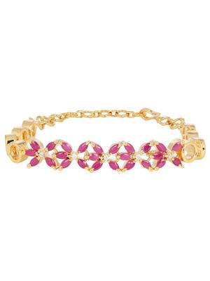 Gold Cubic Zirconia Bracelets
 1