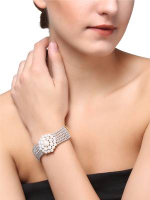 Gold Cubic Zirconia Bracelets
 4