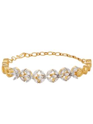 Gold Cubic Zirconia Bracelets
 1