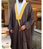 Dark Brown Arabic Bisht Thobe