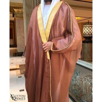Light Brown Arabic Bisht Thobe 1