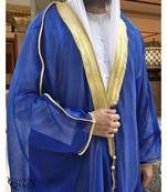 Royal Blue Arabic Bisht Thobe