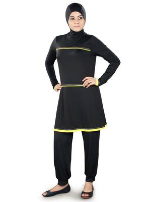 Black Shehla Burkini Swimsuit 2