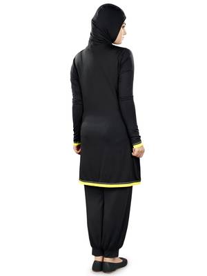 Black Shehla Burkini Swimsuit 3