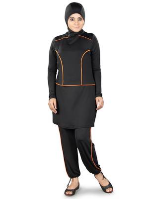 Black Badia Burkini Swimsuit 1