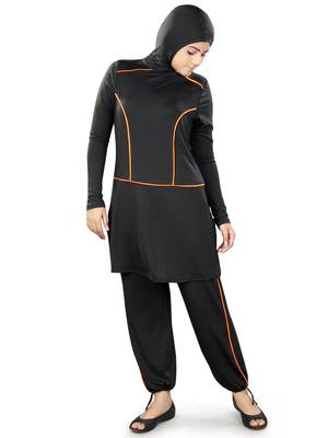 Black Badia Burkini Swimsuit 2