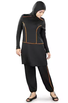 Black Badia Burkini Swimsuit