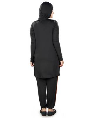 Black Badia Burkini Swimsuit 3