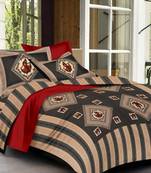 Rudra Jaipuri Prints 100% Cotton Comfort  Double Bedsheets with 2 Pillow Cover