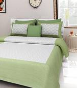 Rudra Jaipuri Prints 100% Cotton Comfort  Double Bedsheets with 2 Pillow Cover