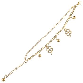 Gold Tone Style Handmade Adjustablechain Charm Bracelet For Girls/Womens 2