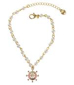 Gold Tone Style Handmade Adjustablecharm Bracelet For Girls/Womens