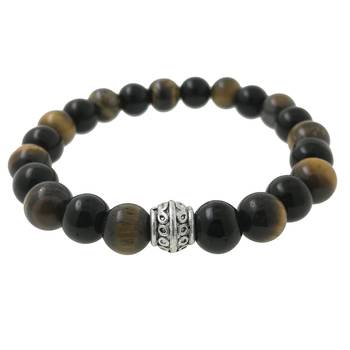 Multicolour Stone Beads Strechable Bracelet. Daily/Party Wear Stylish Fashion Jewellery For Men/Women/Boys/Girls. 1