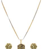 Gold Cubic Zirconia Pendants