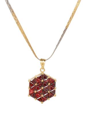 Gold Cubic Zirconia Pendants 2
