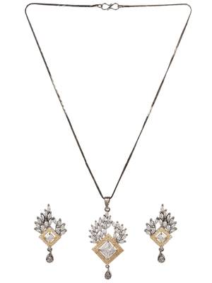 Silver Cubic Zirconia Pendants 1