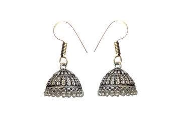 Oxidised Silver Earrings 1