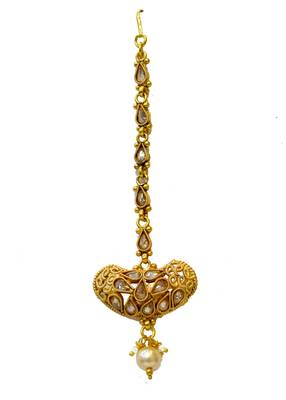 Gold Maang Tikka 1