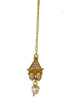 Gold Maang Tikka 1