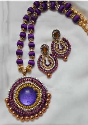 Purple necklaces 1
