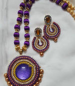 Purple necklaces