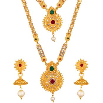 Multicolor diamond necklace-sets 2