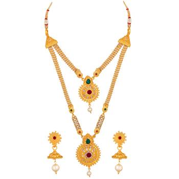 Multicolor diamond necklace-sets 3