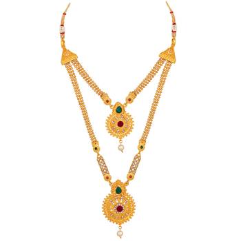 Multicolor diamond necklace-sets 4