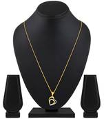 Gold diamond pendants