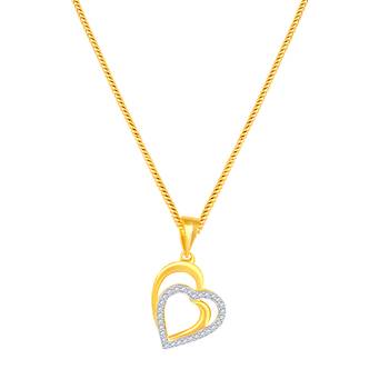 Gold diamond pendants 2