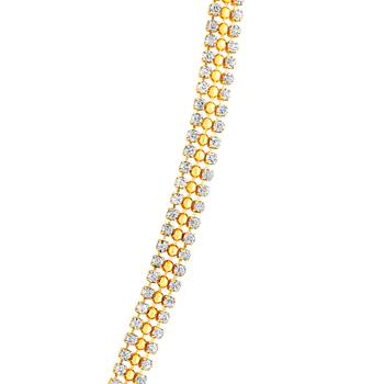 Gold diamond necklaces 3
