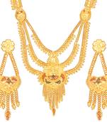 Gold diamond necklace-sets