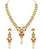 Multicolor diamond necklace-sets