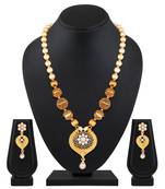 Gold diamond necklace-sets