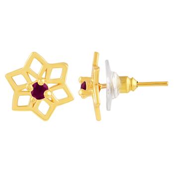 Gold diamond earrings 3
