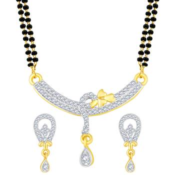 Gold diamond mangalsutra 1