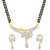Gold diamond mangalsutra