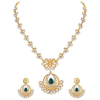 Multicolor diamond necklace-sets 2