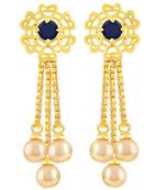 Multicolor diamond earrings