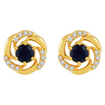 Multicolor diamond earrings 1